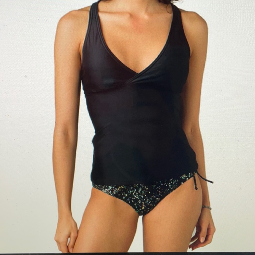 prAna ATALIA TANKINI Womens Bikini Top Small NEW
